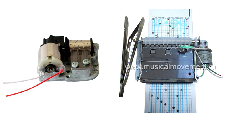 WIE WÄHLT MAN DIE BEWEGUNGSKRAFT DER MUSIKBOX AUS?